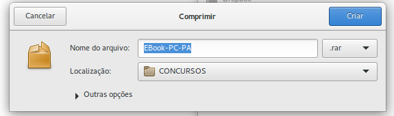 comprimir rar no fedora