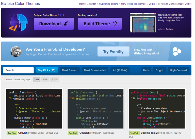 Melhorar Cor da IDE Eclipse - Eclipse Color Themes - Melhorar Cor da ...