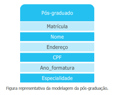 Figura representativa da modelagem da pós-graduação