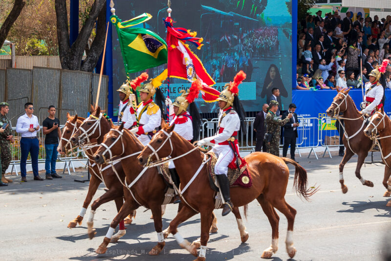 Desfile 7 de setembro Esplanada dos Ministérios DF – Arquibancada B